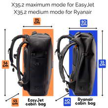 Load image into Gallery viewer, RiutBag X35.2 Large Expandable Laptop Backpack