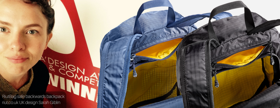 RiutBag Crush - safe summer daypack - wins international travel design