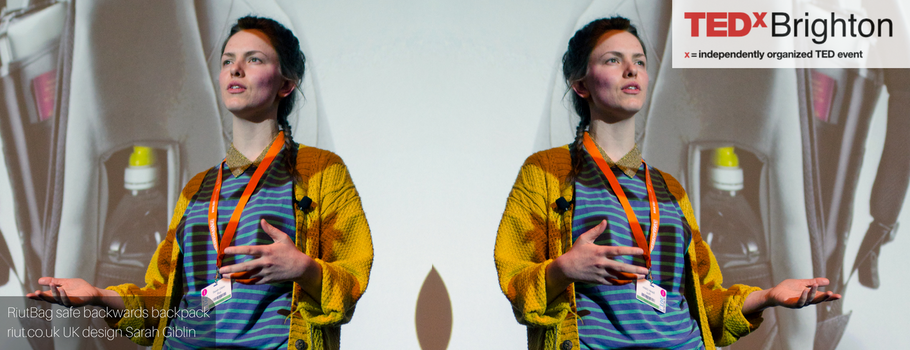 Riut's founder, Sarah Giblin, joins TEDx Brighton 2016 speaker line-up: Friday, 28 October