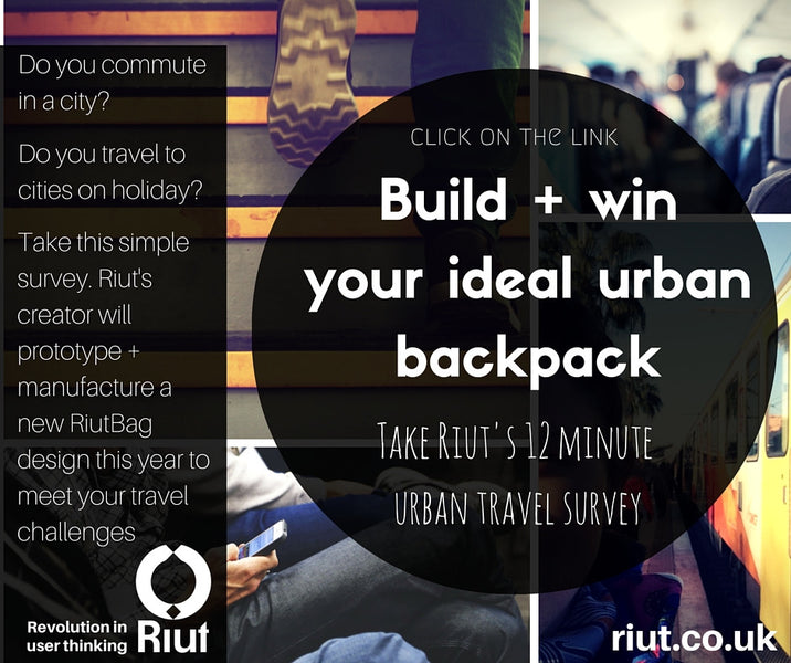 Build + win your ideal urban backpack [12 min survey]