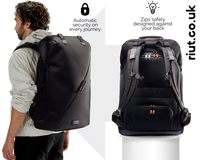 Discover RiutBag The Perfect Secure Backpack for City Travel RiutBag Secure Laptop Backpacks for Greater Journeys