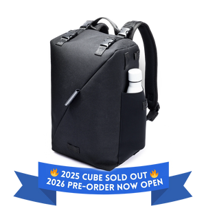 RiutBag Cube "Small Bag" 40x30x20cm Laptop Backpack | Secure 20-24L Capacity