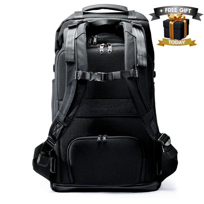RiutBag X35.3 Expandable Secure Laptop Backpack | up to 37.5 litre and 17