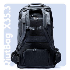 RiutBag X35.3 Expandable Secure Laptop Backpack | up to 37.5 litre and 17" laptop
