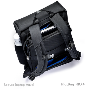 RiutBag R10.4 Super Slim 16" Laptop Backpack | Secure 18L Capacity