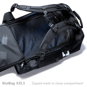 RiutBag X35.3 Expandable Secure Laptop Backpack | up to 37.5 litre and 17" laptop