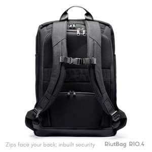 RiutBag R10.4 Super Slim 16" Laptop Backpack | Secure 18L Capacity