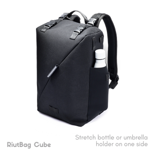 RiutBag Cube "Small Bag" 40x30x20cm Laptop Backpack | Secure 20-24L Capacity