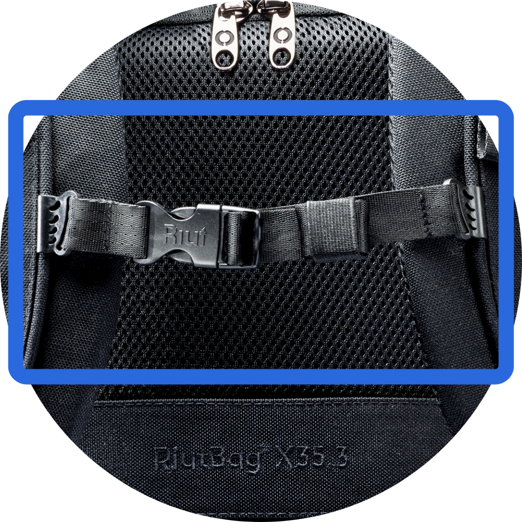 Replacement chest strap - black